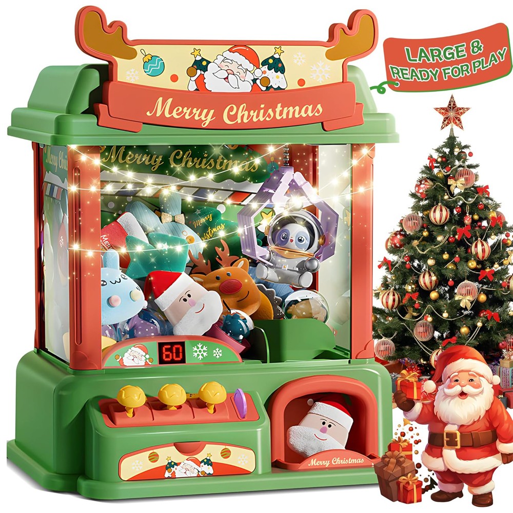Christmas Claw Machine For Kid - Arcade Game Vending Machine 评论和价格