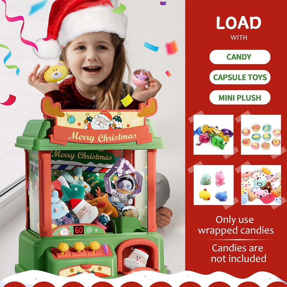 Christmas Claw Machine For Kid - Arcade Game Vending Machine 评论和价格