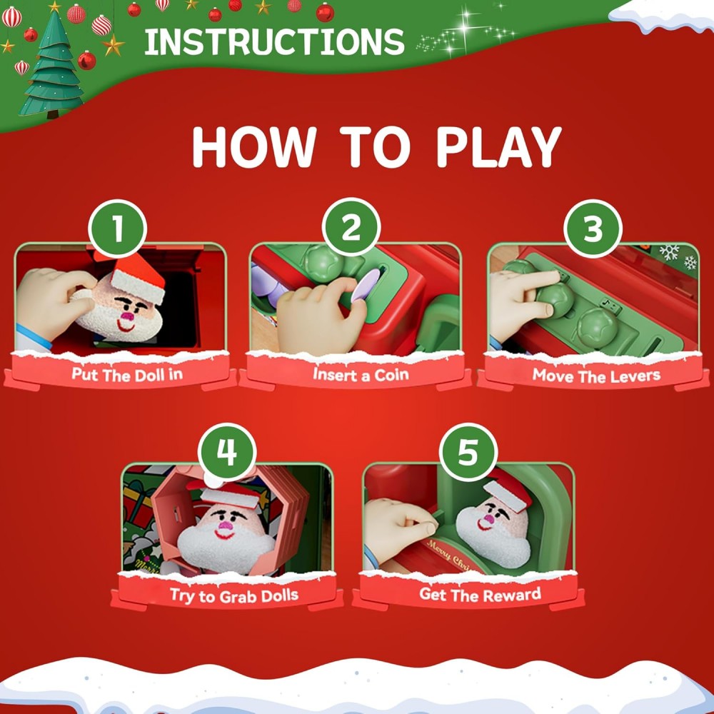 Christmas Claw Machine For Kid - Arcade Game Vending Machine 评论和价格