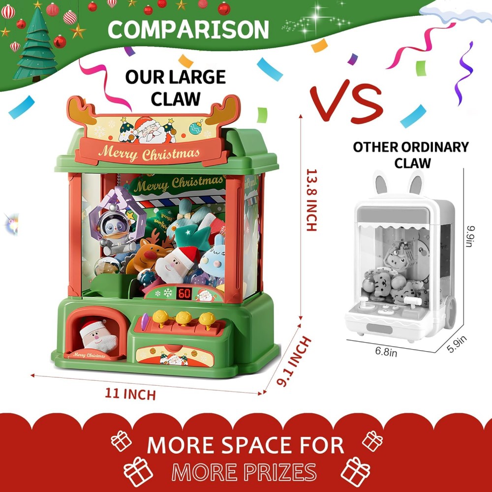 Christmas Claw Machine For Kid - Arcade Game Vending Machine 评论和价格