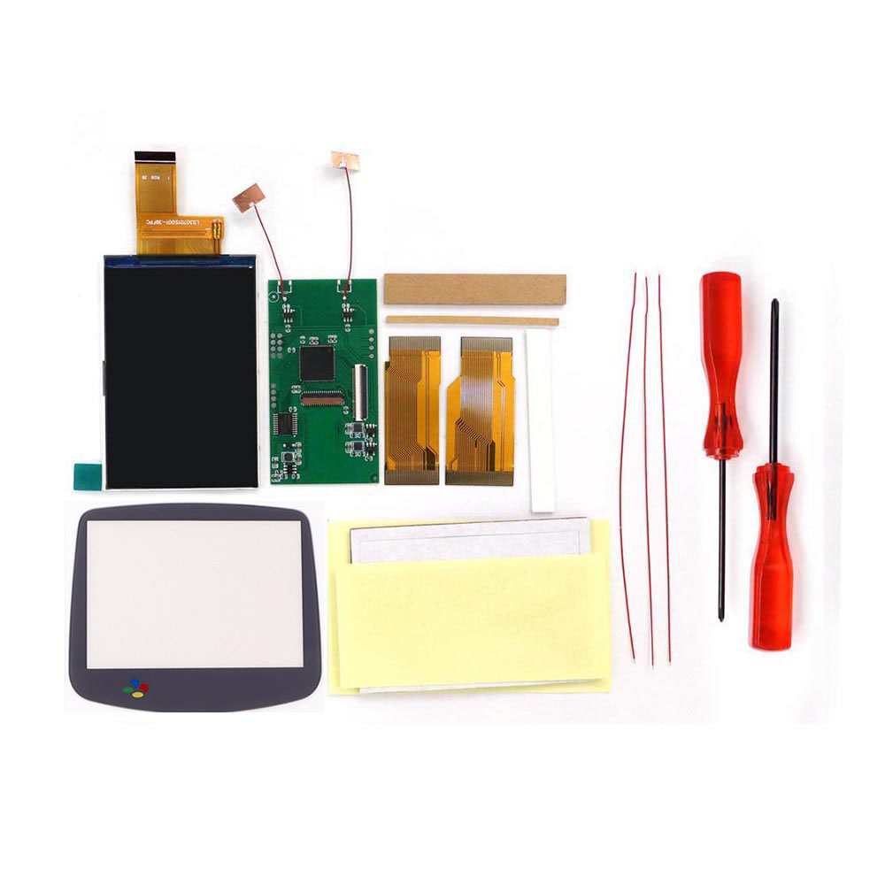 For GBA V5 Drop in Backlight L - Lcd Screen Arcade 评论和价格