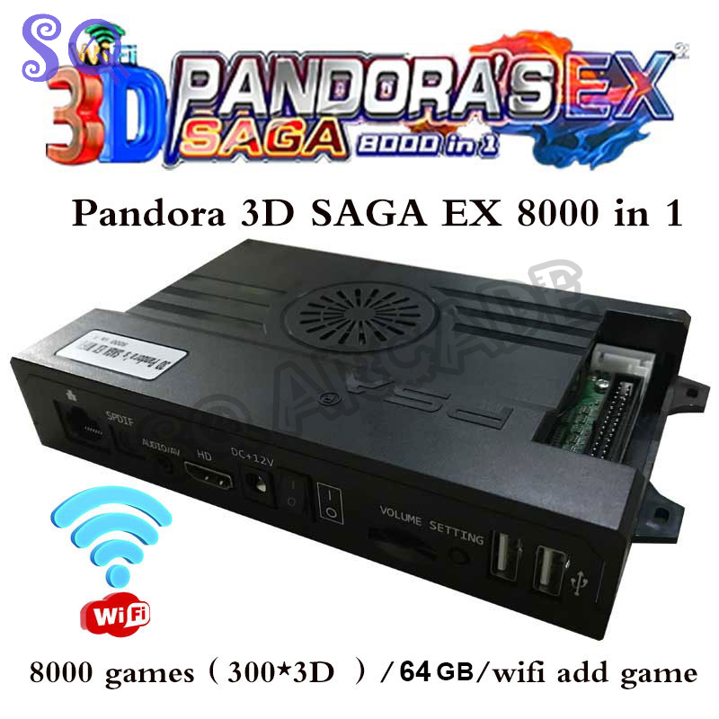 Arcade Pandora Saga Box EX2 80 - Arcade Game Cabinet 评论和价格