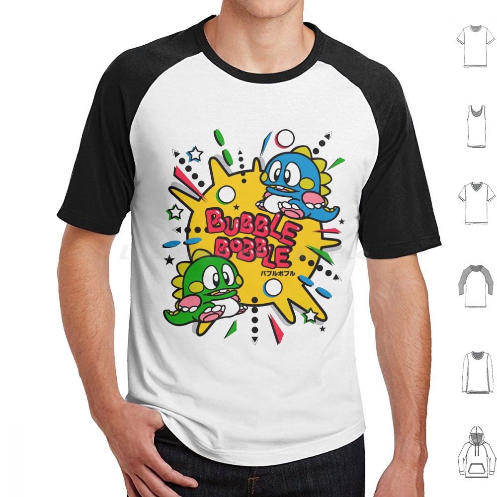 Bubble Bobble T Shirt Men Wome - Arcade No 评论和价格