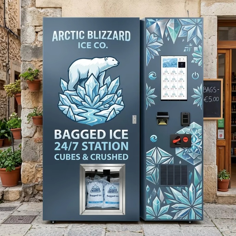 High Capacity 450kg Bagged Ice - Bill Acceptor Vending 评论和价格