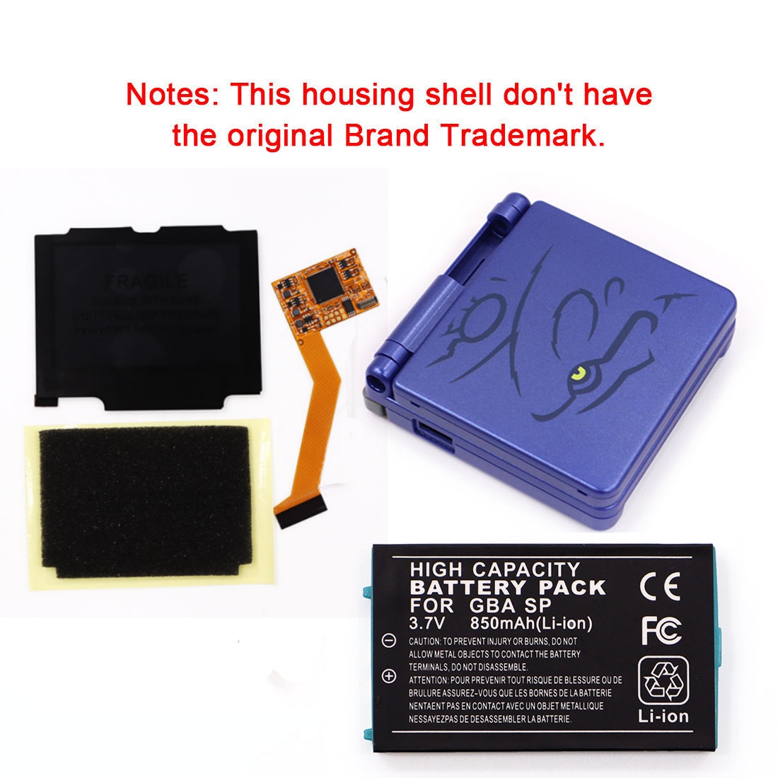 For GBA SP 3.7V Battery Pack V - Lcd Screen Arcade 评论和价格