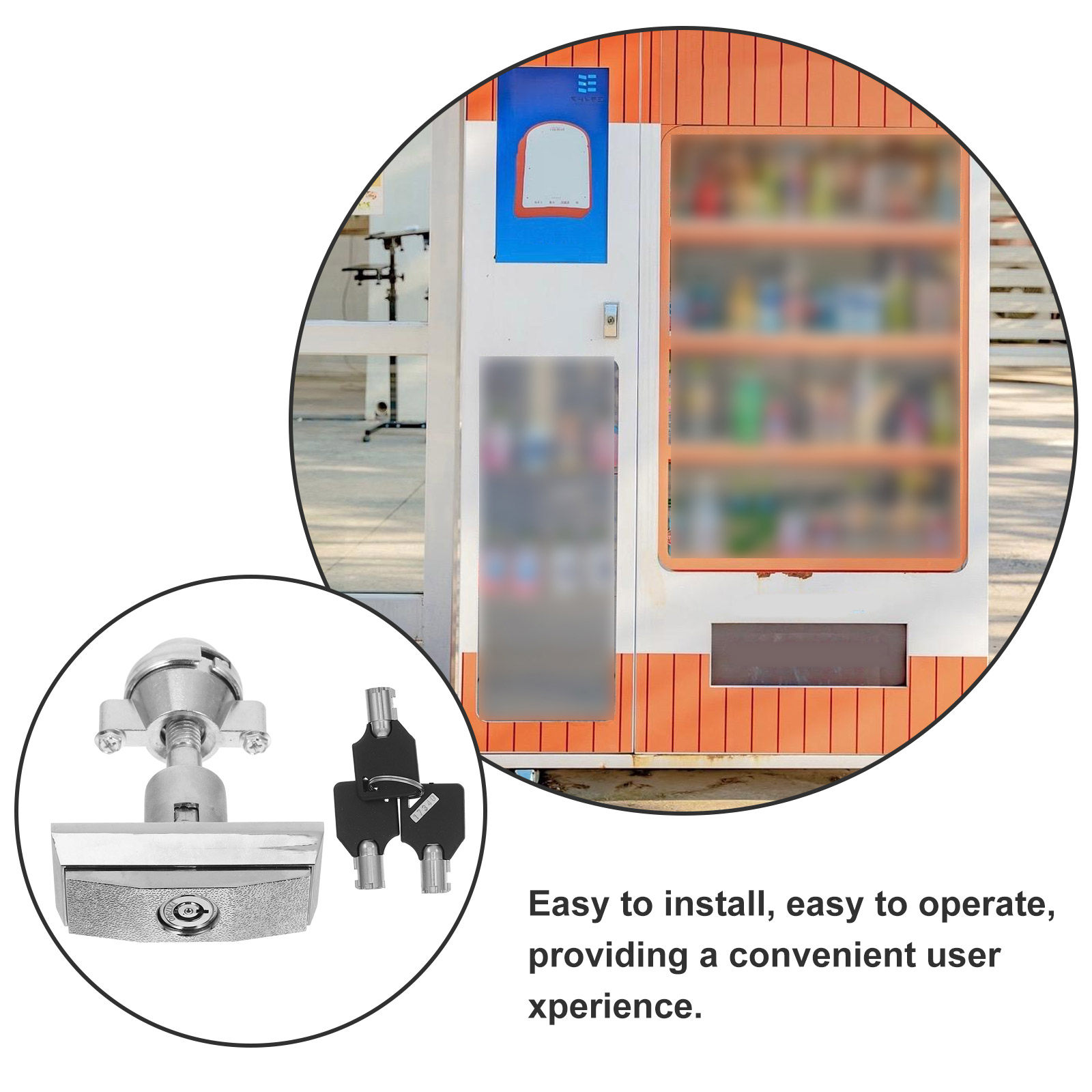 1Set Vending Machine Lock Core - Candy Vending Machine 评论和价格