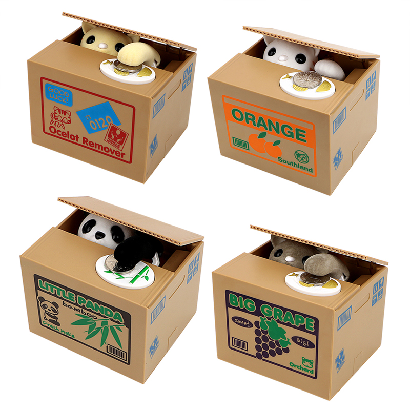 Cat Panda Stealing Coin Money  - Coin Operated Kiddie Ride 评论和价格