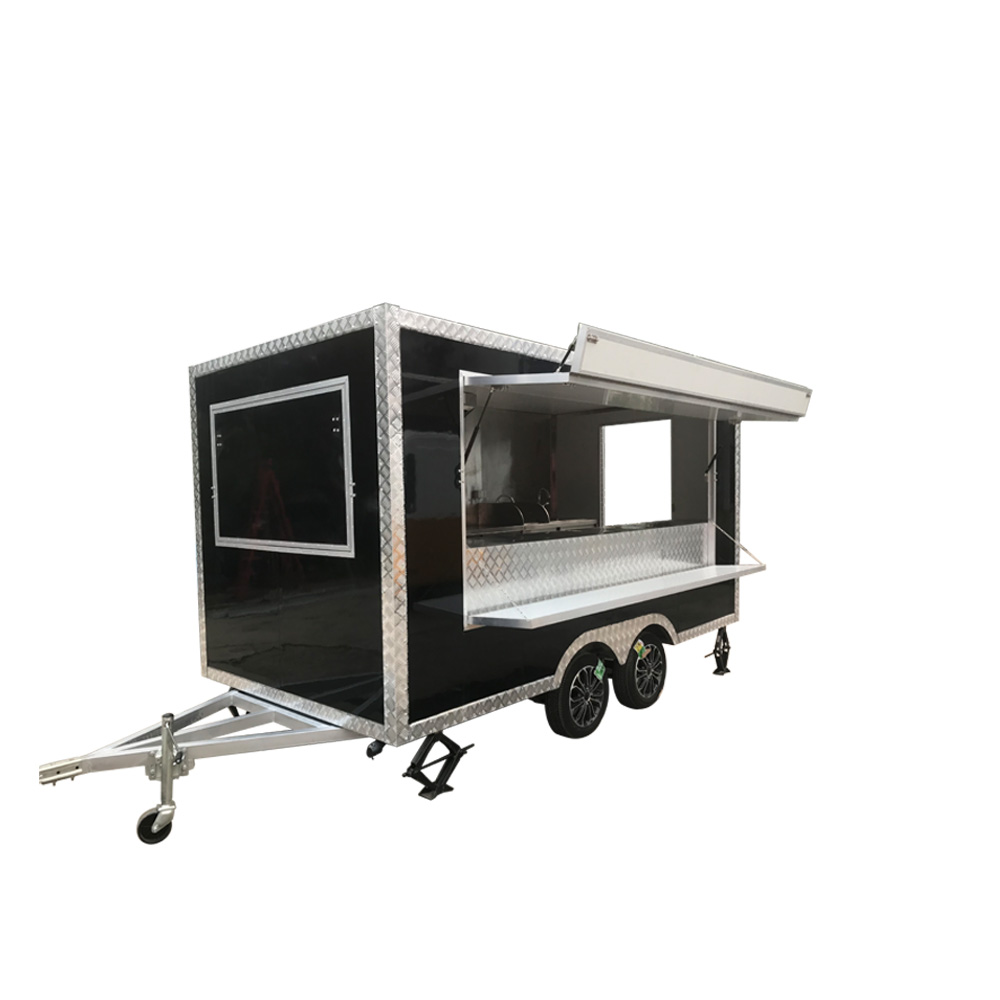 Large Space Square Fast Food T - Hot Dog Vending Cart 评论和价格