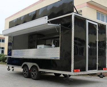 Large Space Square Fast Food T - Hot Dog Vending Cart 评论和价格